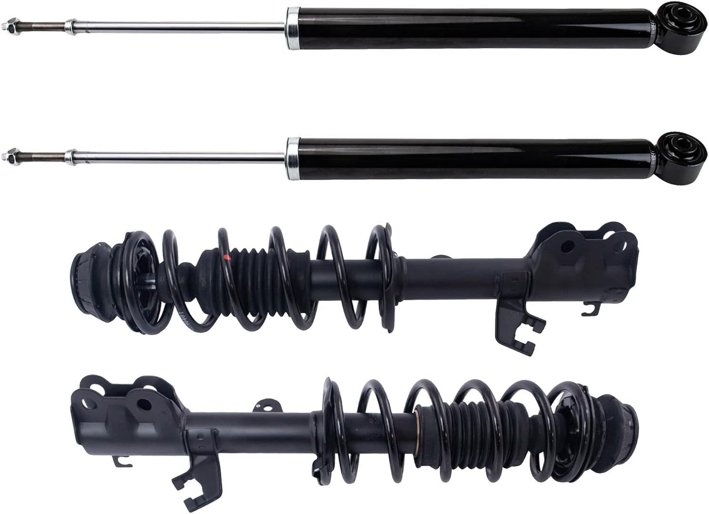 TRQ Complete Strut Assembly & Shock Absorber Kit for Nissan Versa