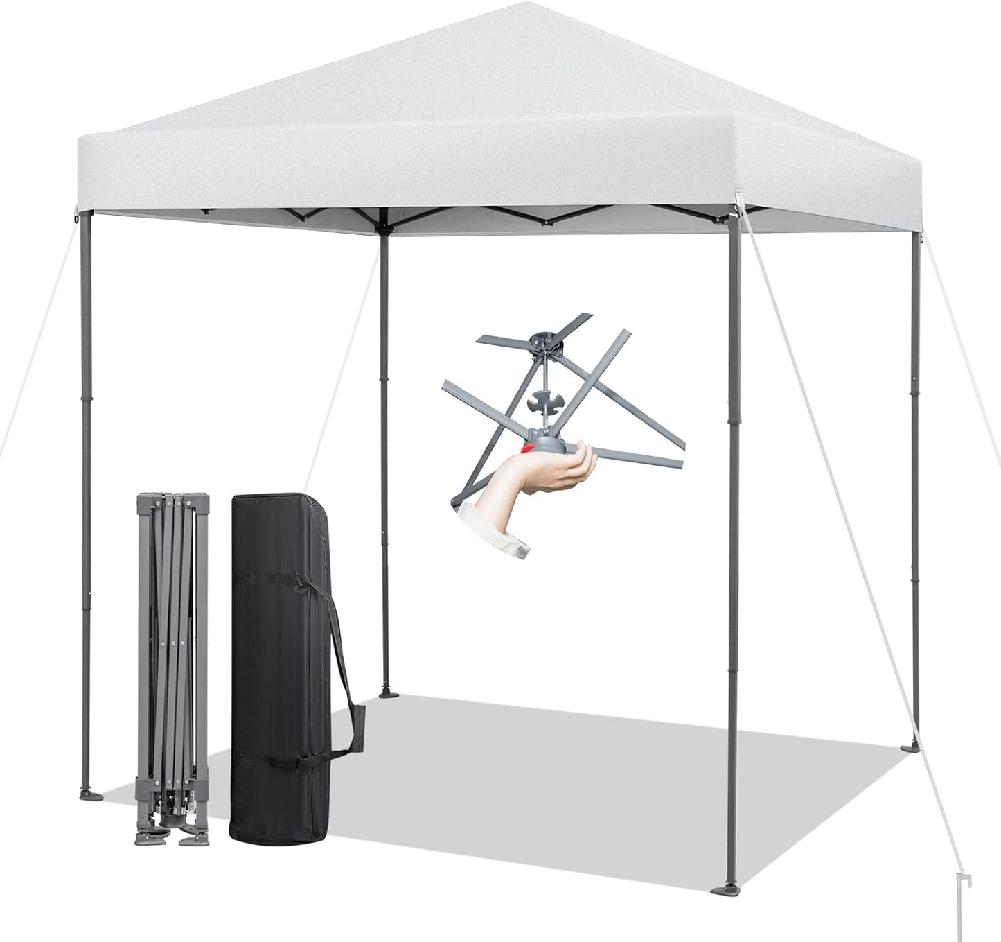 Tangkula 6.6x6.6 Ft Pop Up Canopy for Easy Outdoor Setup