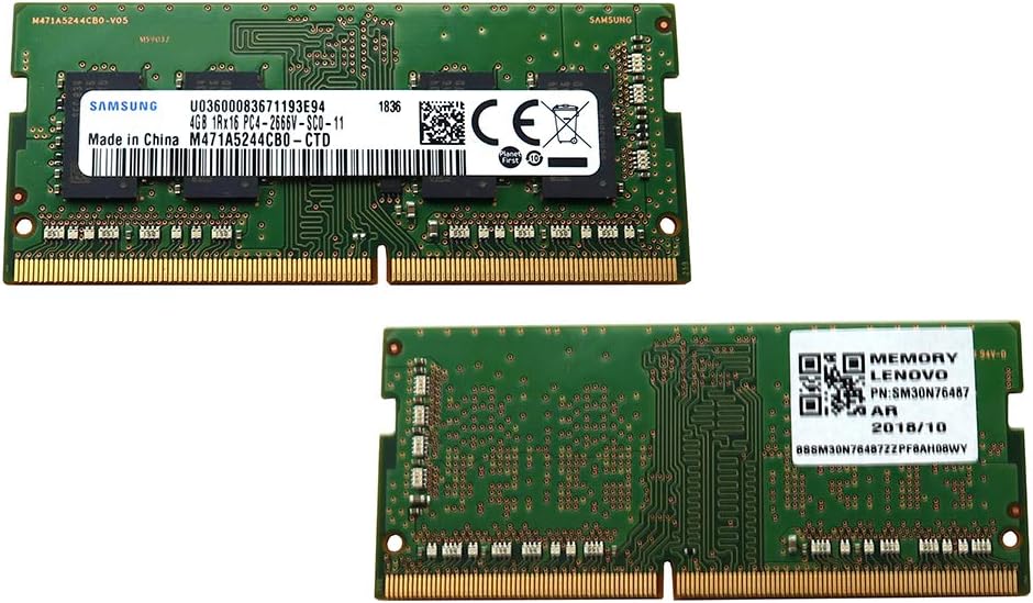 Samsung M471A5244CB0 8GB DDR4 SO-DIMM Laptop Memory Kit