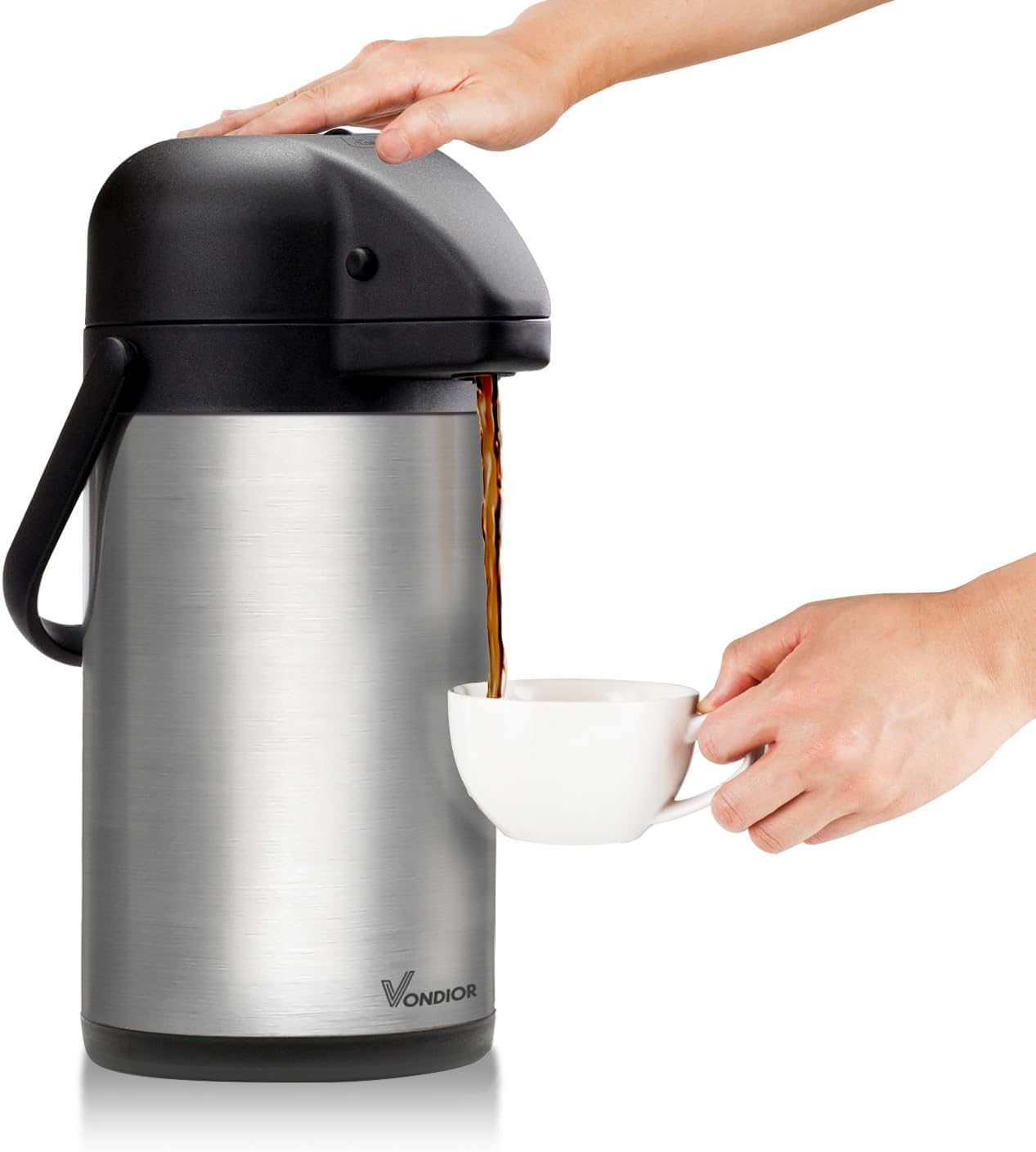 64 Oz Insulated Thermal Coffee Carafe for Hot and Cold Beverages
