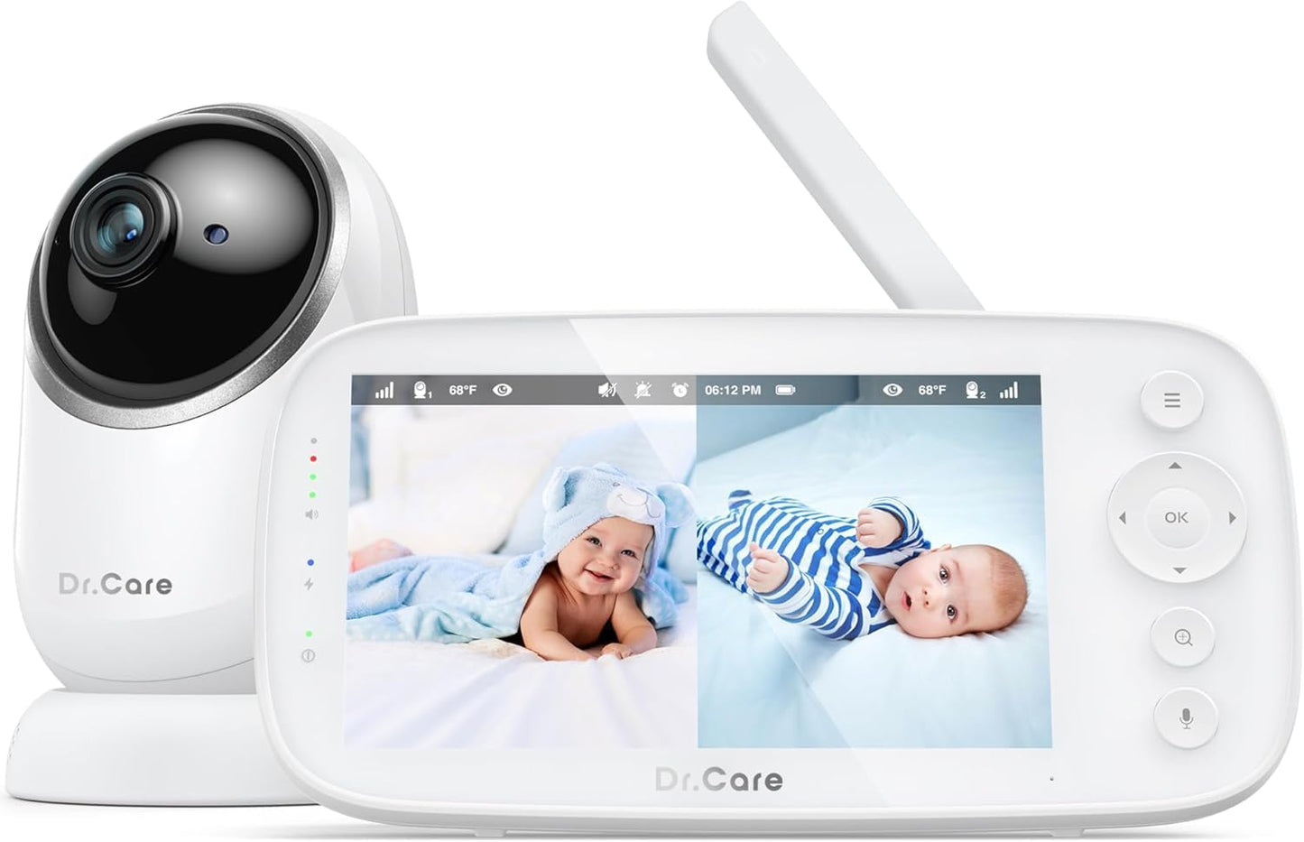 NovaView Baby Monitor: Crystal Clear Vision, Low Radiation, Long Battery