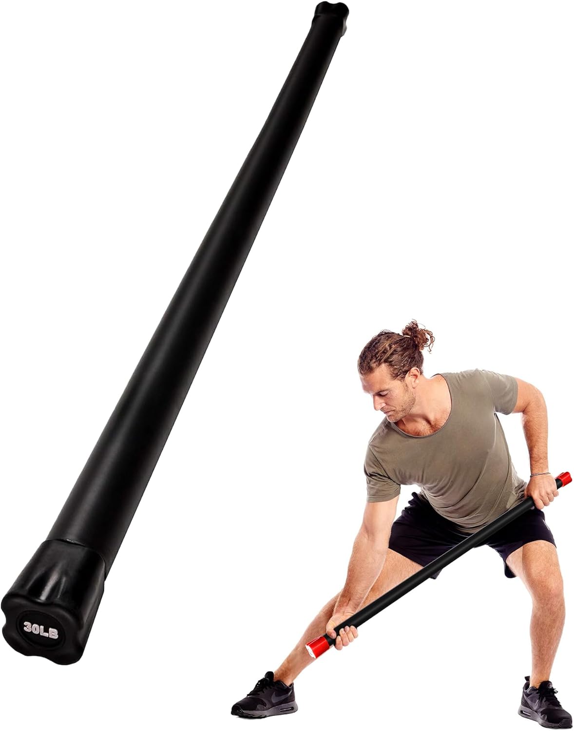 Fitvids Total Body Workout Weighted Bar for Ultimate Fitness