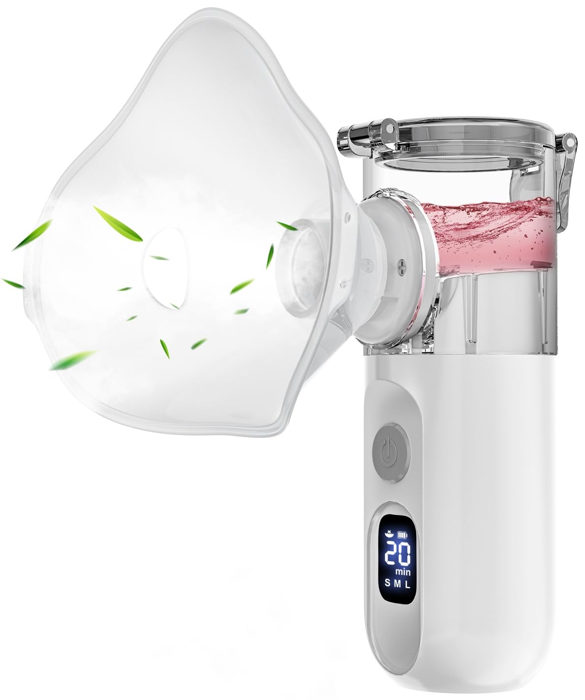 Portable Nebulizer with Self-Cleaning, Super LCD - Usact
