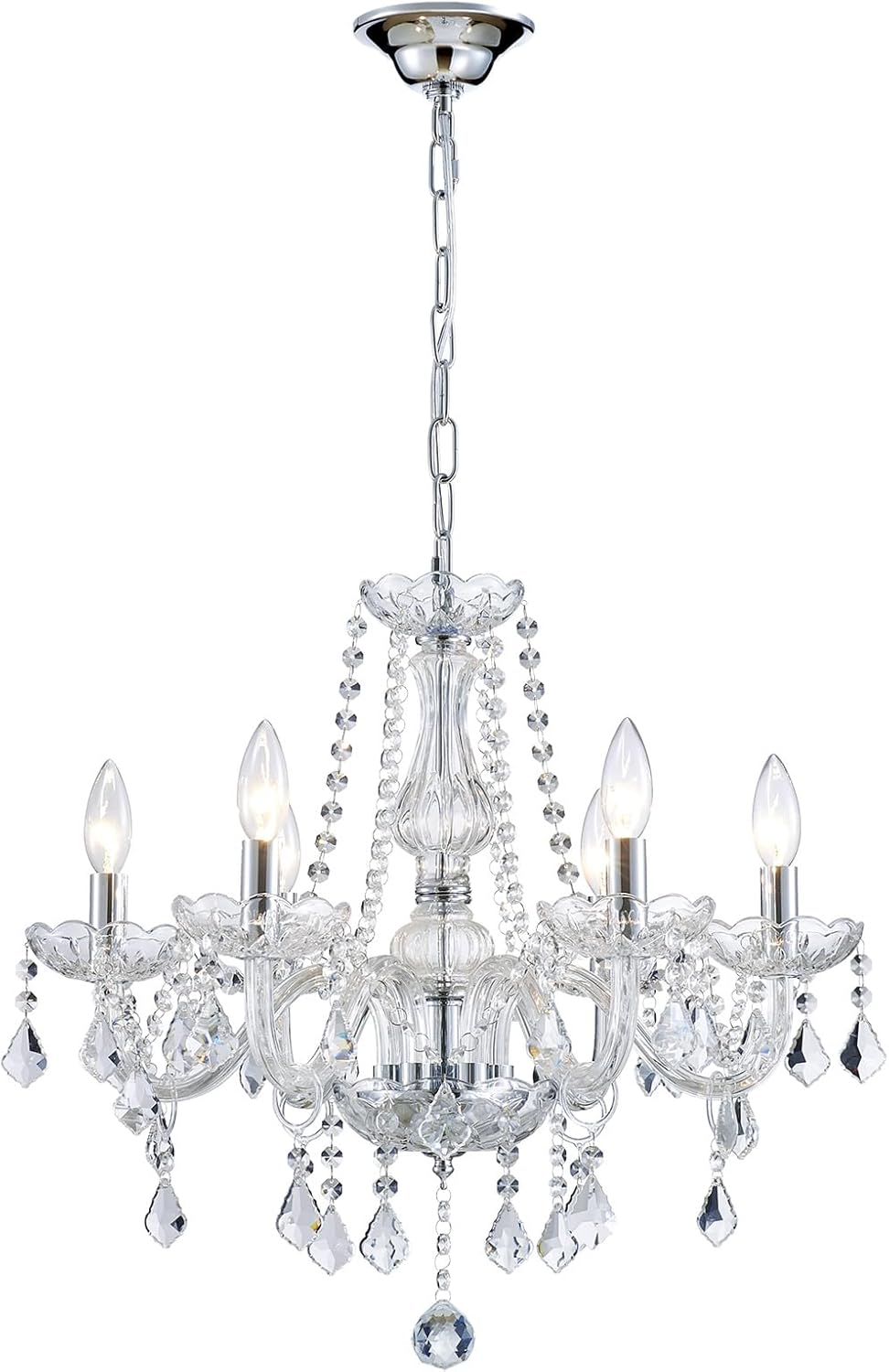 Elegant Modern K9 Crystal Chandelier for Dining Room Lighting