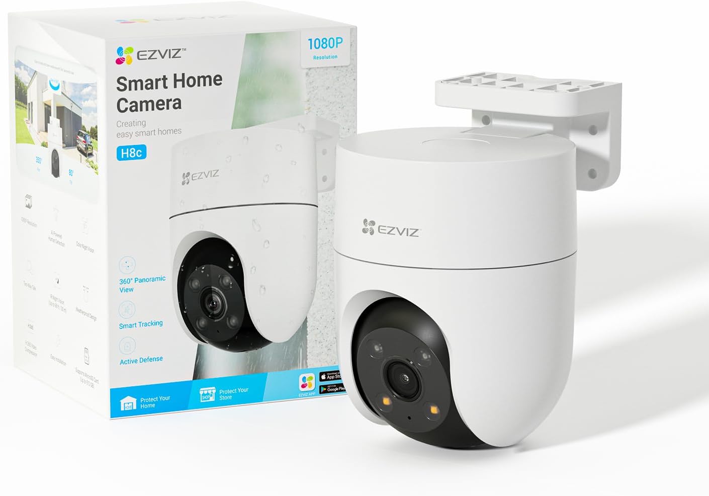 EZVIZ 360 Security Camera Outdoor with Auto-Tracking Features