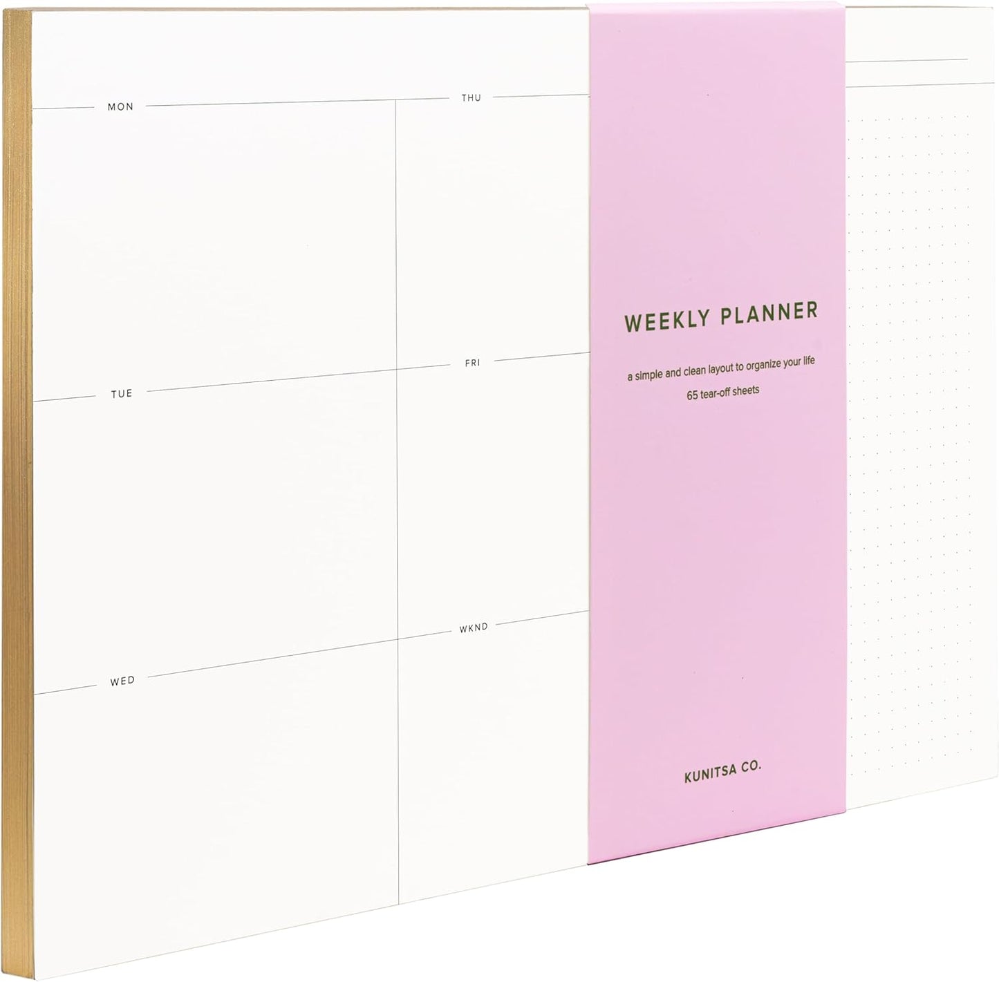 Gold Desk Pad for Efficient Work & Study