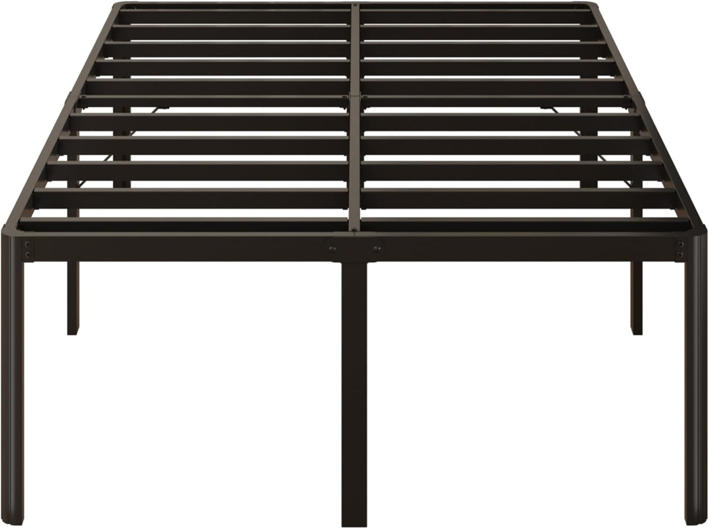 24 Inch High California King Bed Frame with Rounded Corner Legs