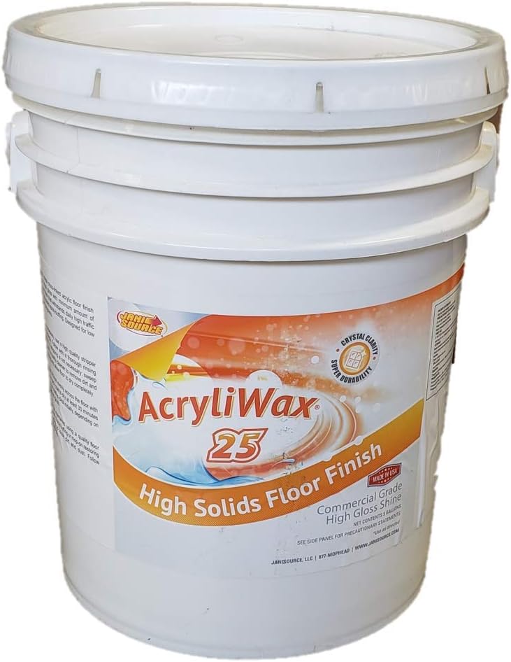 Acryliwax 25 High Solids Floor Wax for Commercial Use