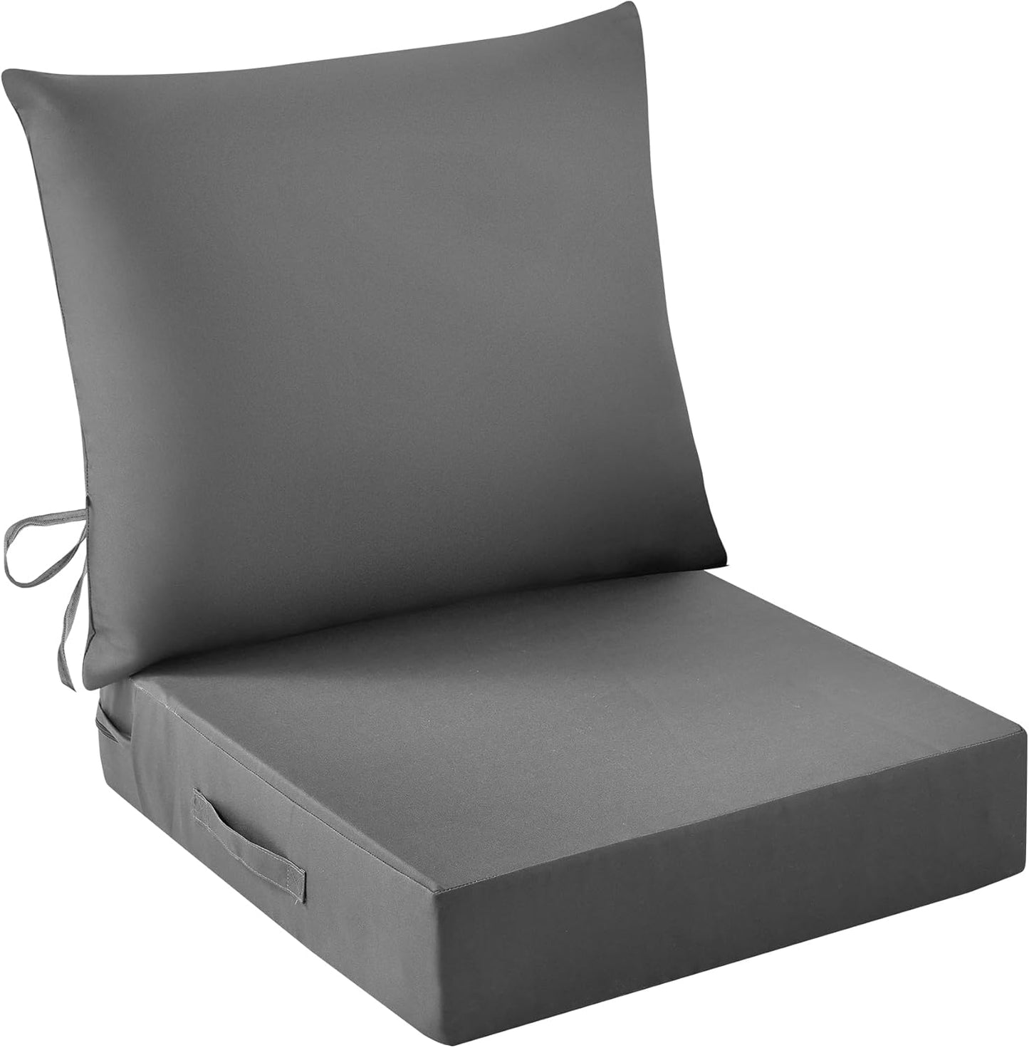 Outdoor Seat Cushion Set for Patio Furniture, Waterproof & Stylish