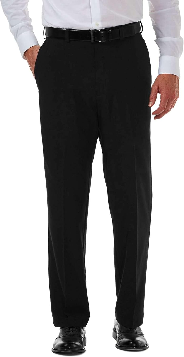Haggar Men's Cool 18 Pro Classic Fit Golf Pant for Comfort