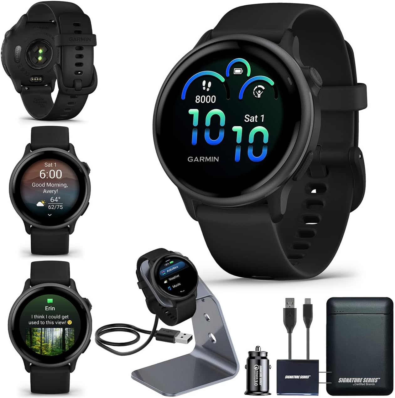 Garmin vivoactive 6 GPS Smartwatch with AMOLED Display Features