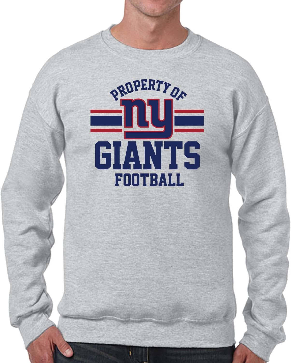 NFL Adult Property Of Crewneck Fleece Sweatshirt for Fans
