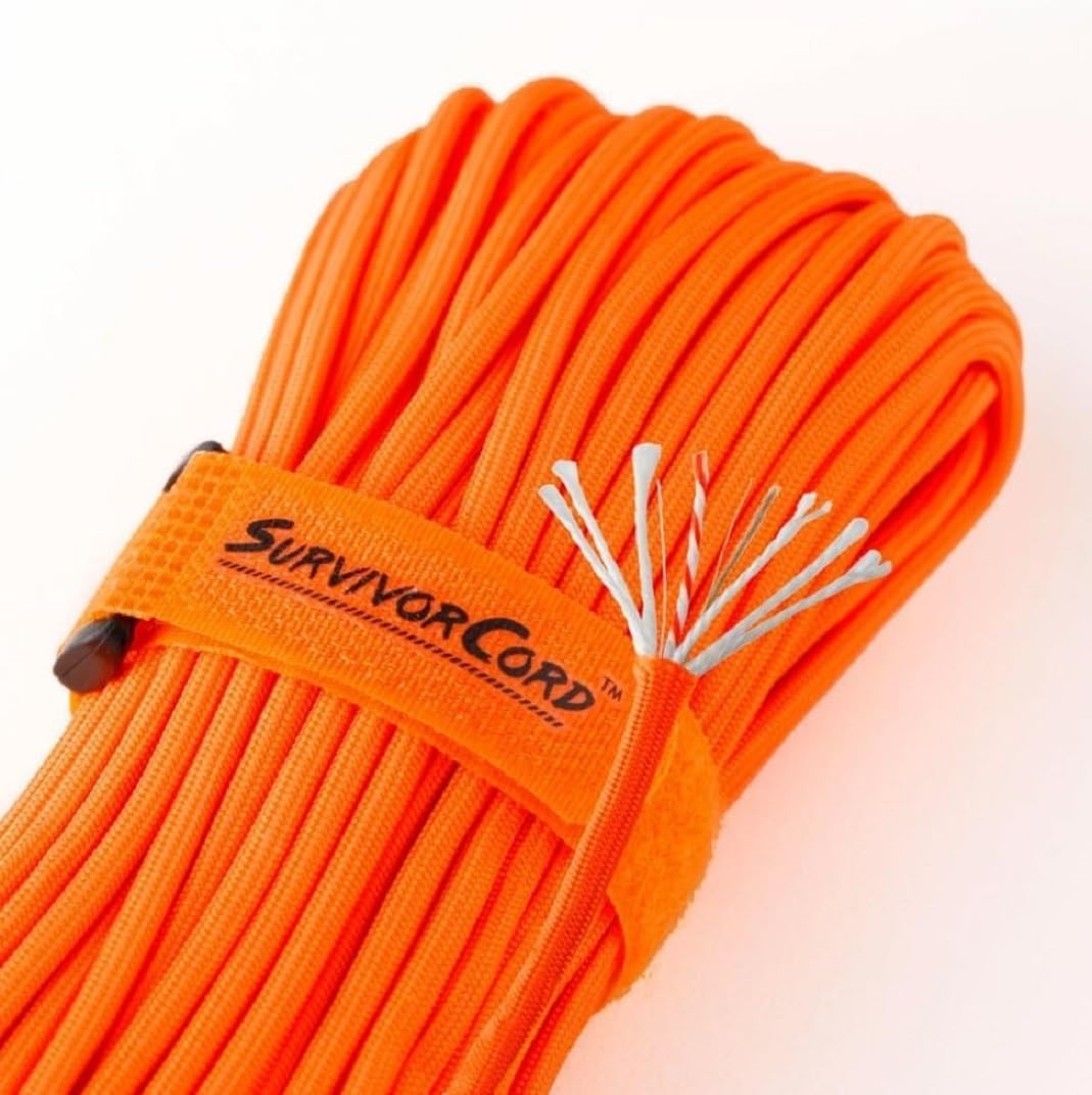 SurvivorCord 550 Paracord - Military Grade Strength for Survival