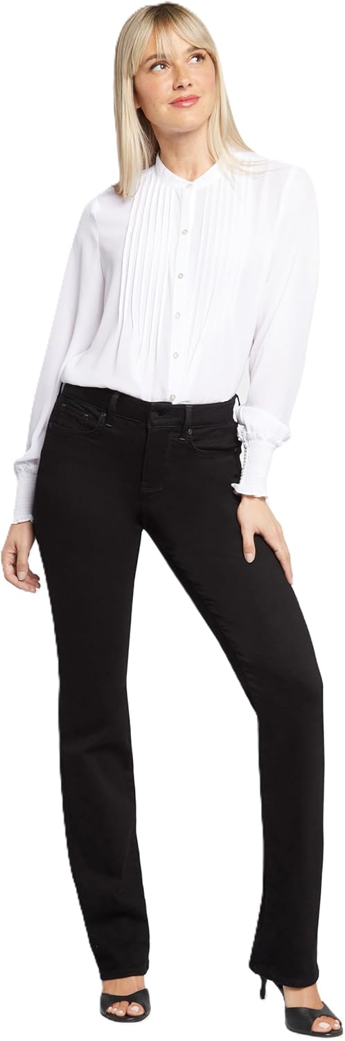 NYDJ Marilyn Straight Denim Jeans for a Flattering Fit
