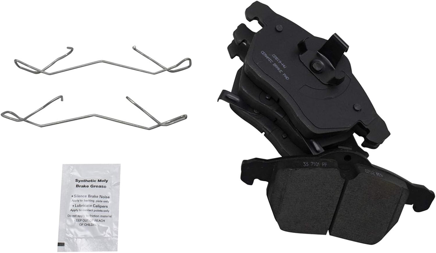 TRQ Front Brake Pads Ceramic for Saab 9-3 9-5 Saturn L-Series