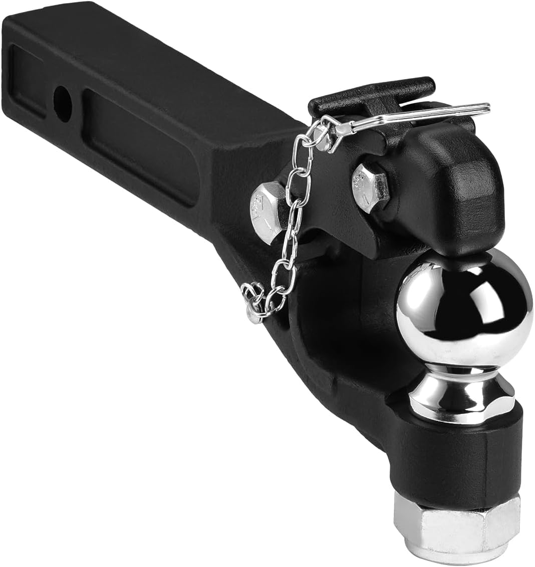 VEVOR Pintle Hook Hitch for 2/2.5-inch Receivers, 20000 lbs