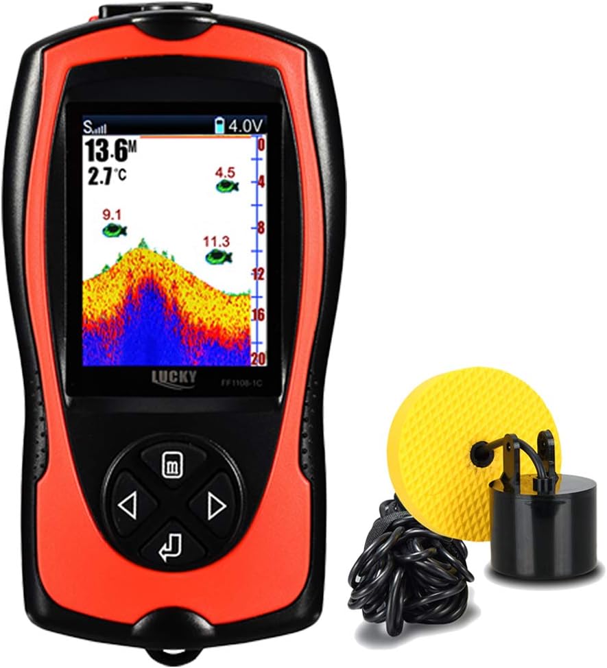 LUCKY Portable Fish Finder for Kayak and Boat Fishing Adventures