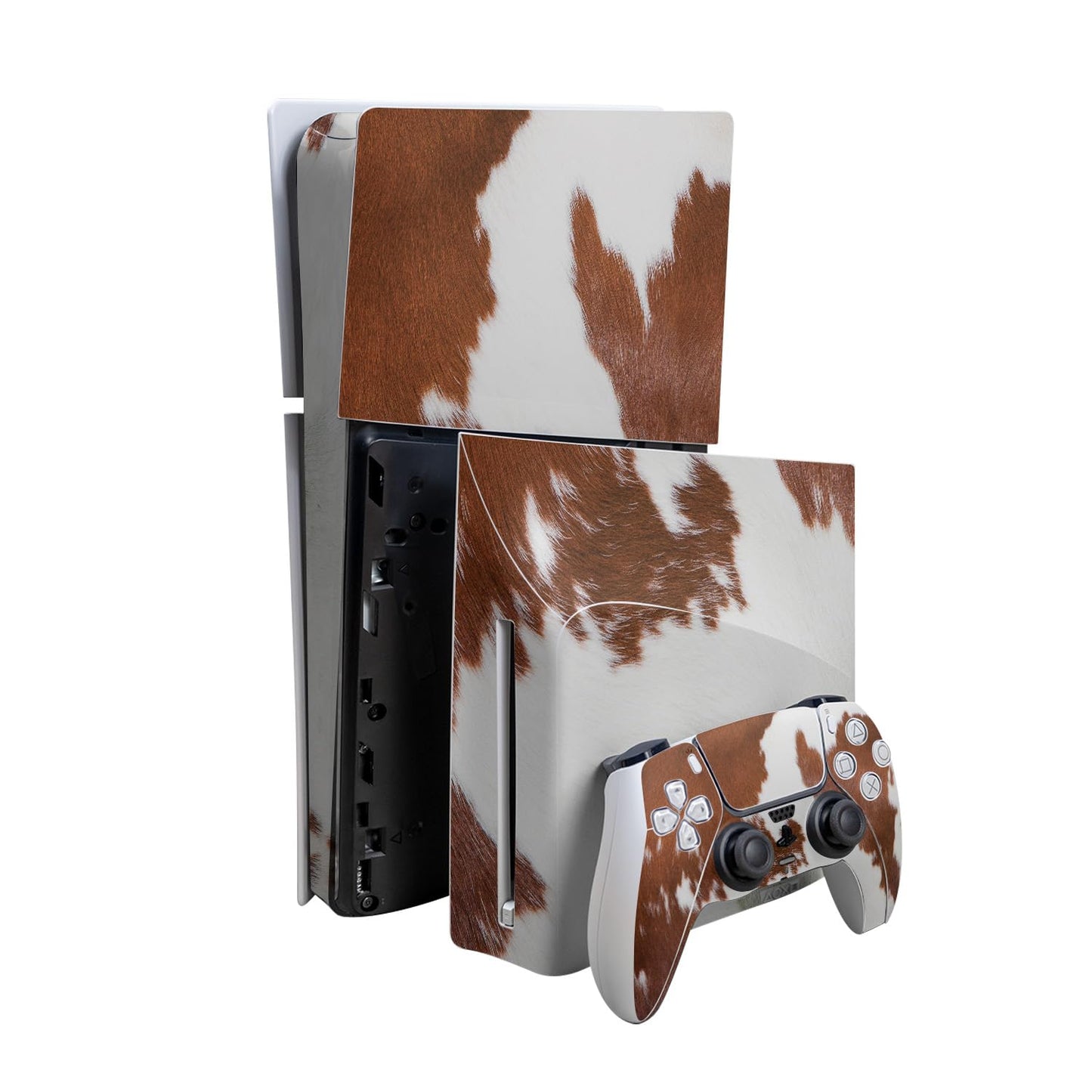 Premium 3M Vinyl Skin for PS5 - Cow Hide - Easy Apply