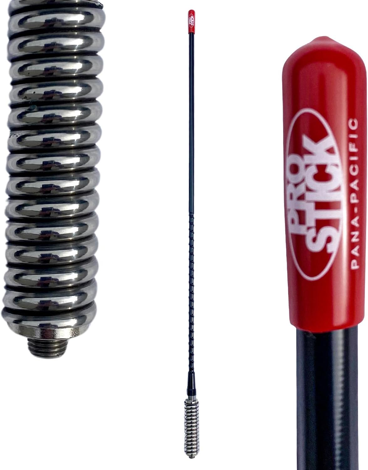4 Foot Fiberglass 1000 Watt Black CB Radio Antenna for Durability