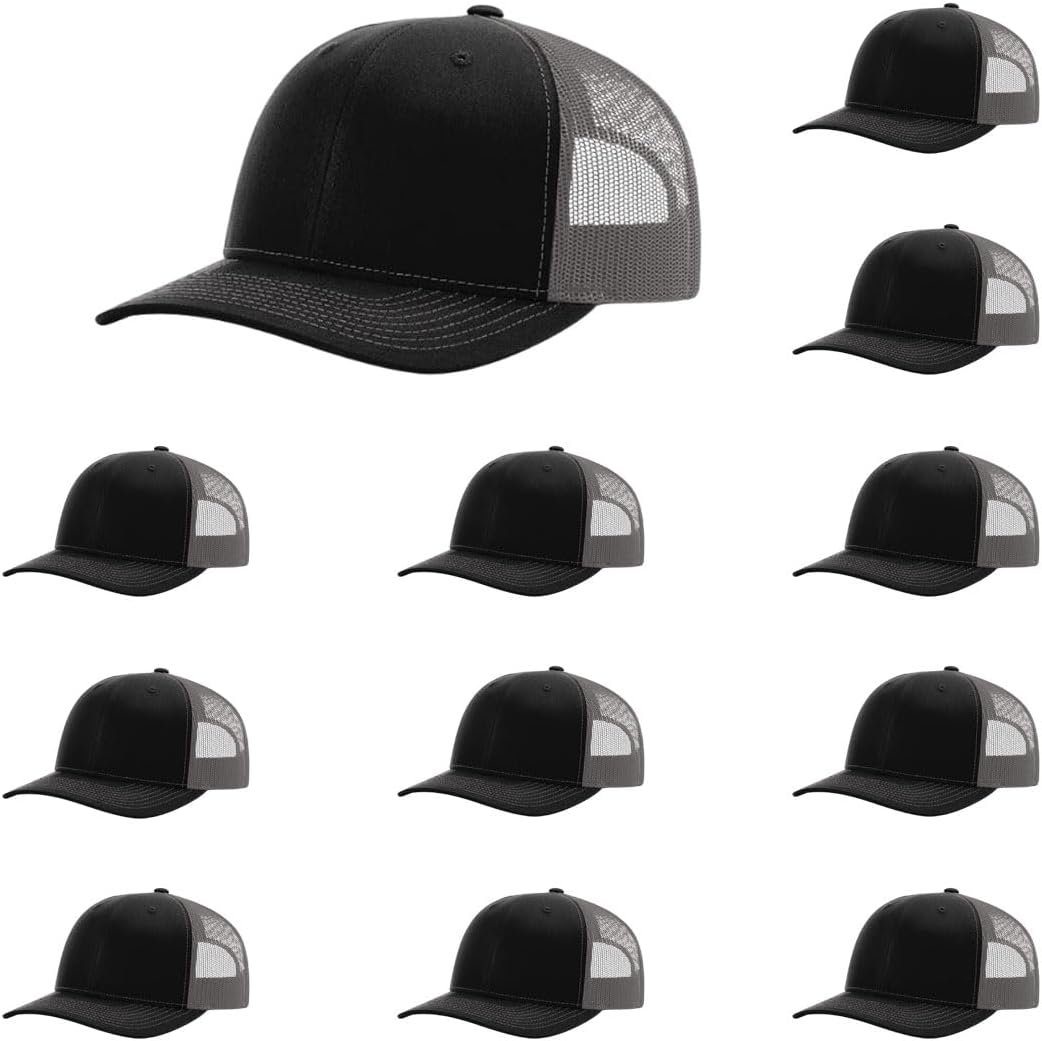 Richardson 112 Classic Six-Panel Adjustable Snapback Trucker Cap