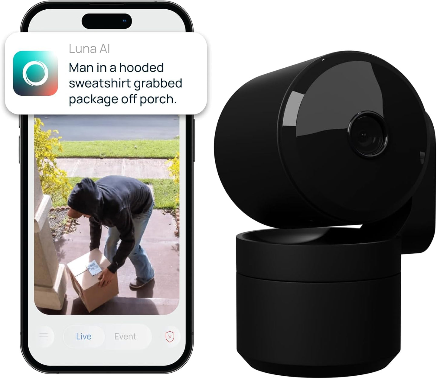 LUNA HOME: Smart AI Motion Camera for Total Protection