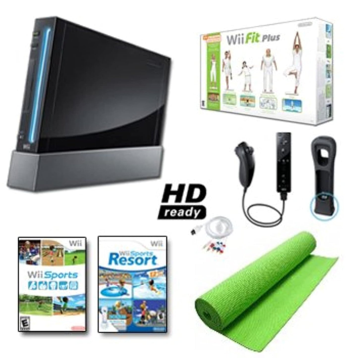 Wii Console System with Sports Resort, Fit, Balance Board & More