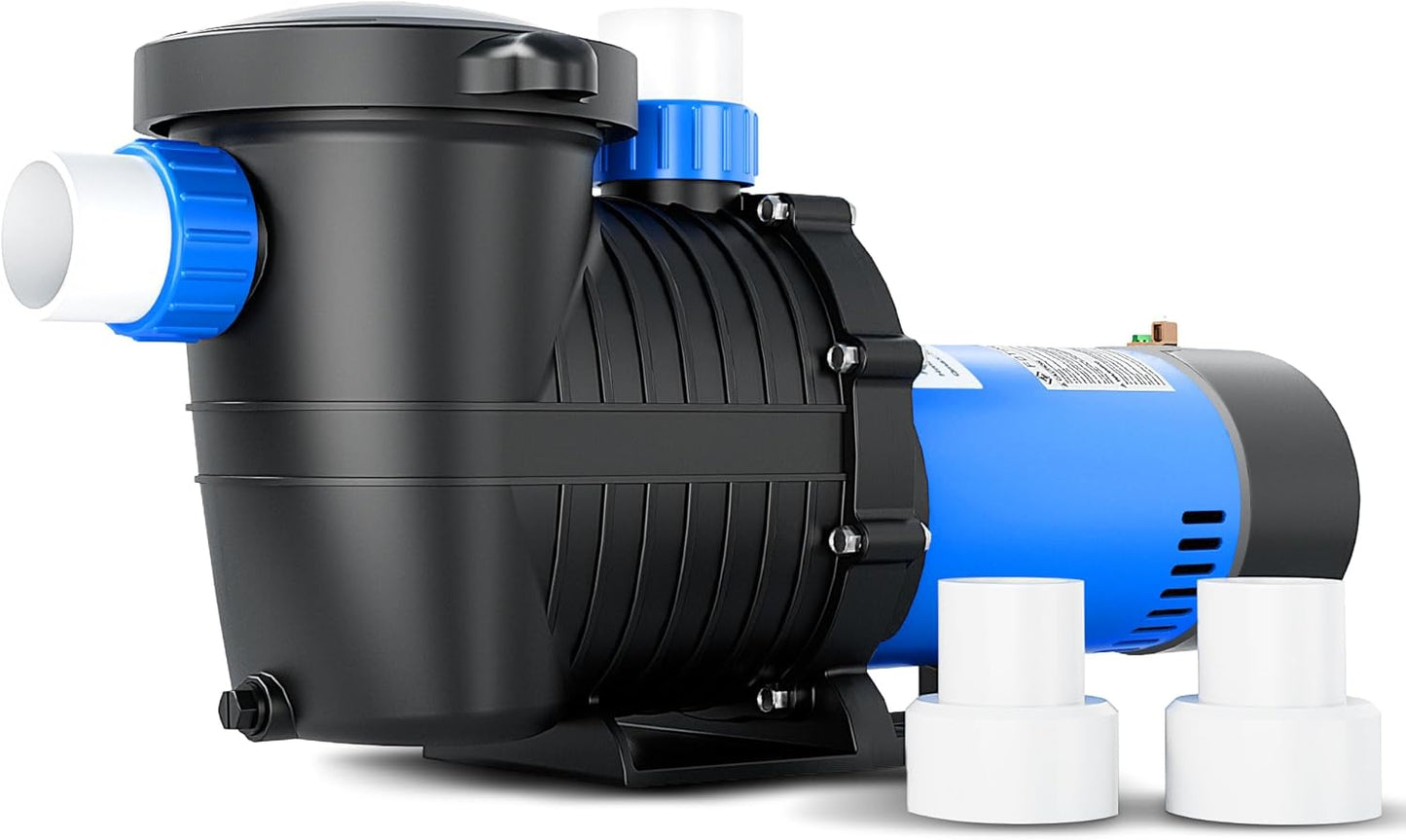 FOTING 2.5HP Pool Pump for In/Above Ground Pools - 7000GPH