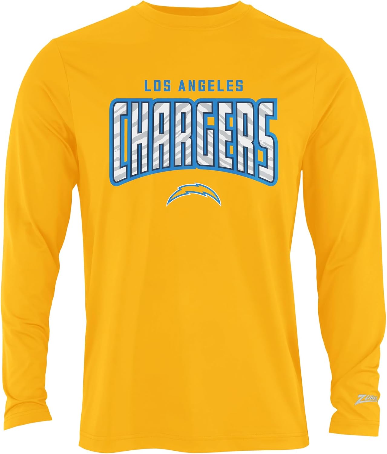 Zubaz NFL Men's Long Sleeve Team Graphic T-Shirt for Fans