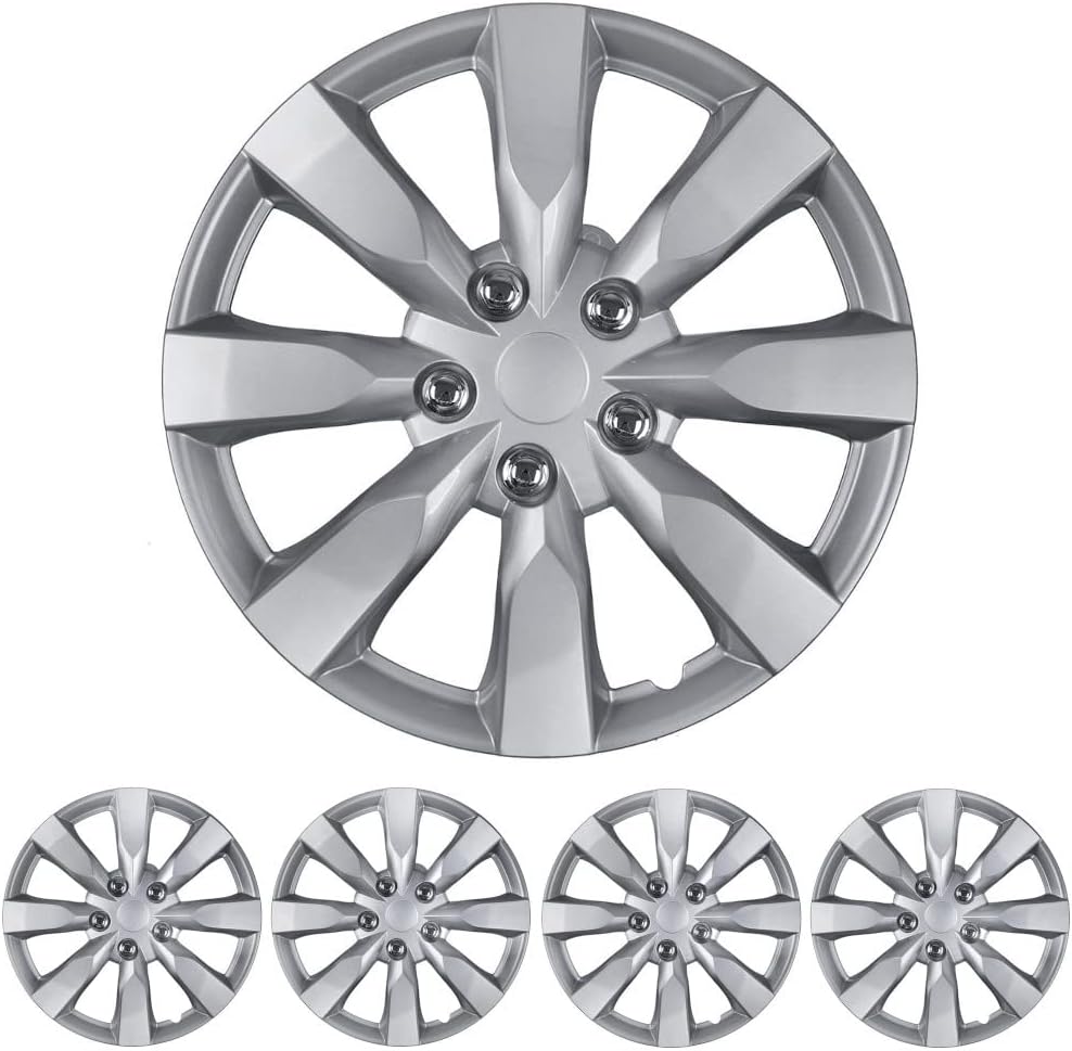 BDK Premium 16 Inch Wheel Rim Cover Hubcaps for Cars and SUVs
