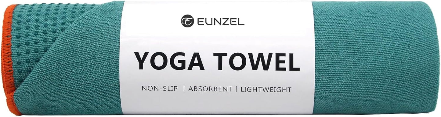 Non-Slip Microfiber Hot Yoga Towel - Ultimate Grip for Hot Yoga!
