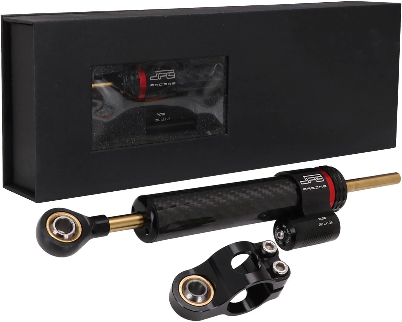 JFG RACING Motorcycle Steering Damper for Sport and Road Bikes