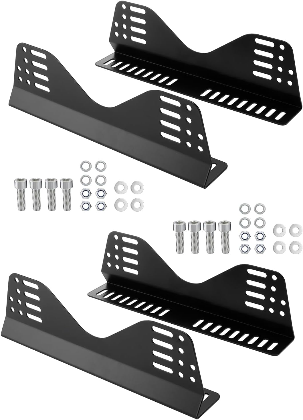 Universal Racing Seat Brackets for Bucket Seats - Set of 2