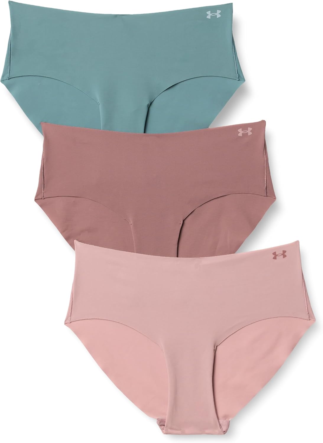 Under Armour Women's 3-pack Pure Stretch No Show Hipster Underwear