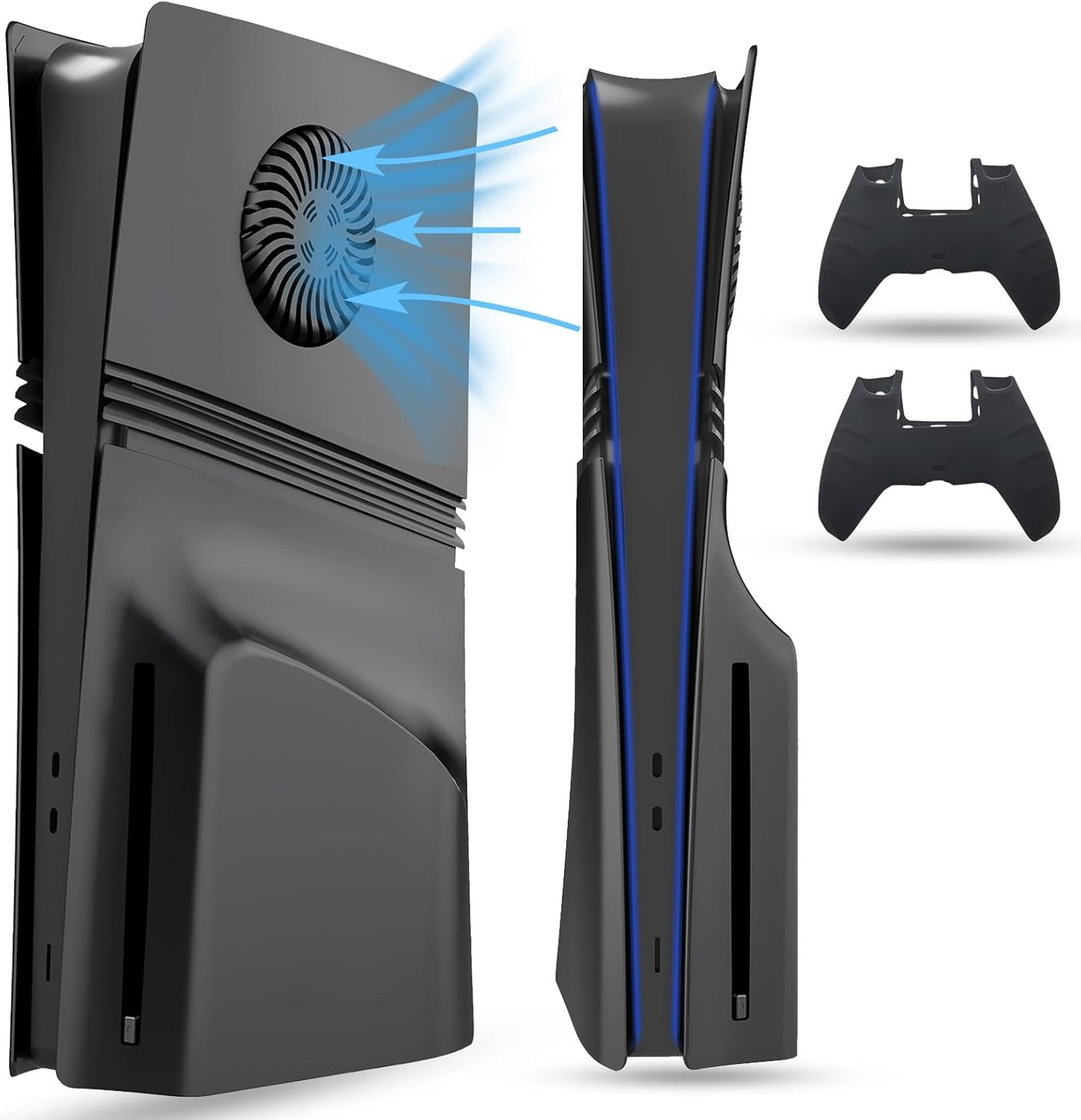 PEYANZ Faceplate for PS5 Pro Console - Durable Anti-Scratch Skin