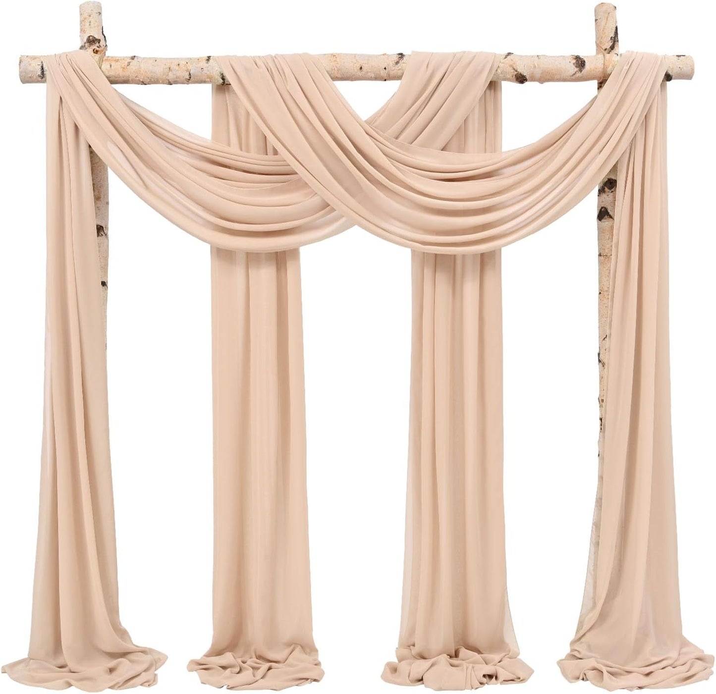 Wedding Arch Draping Fabric for Elegant Ceremony Decorations