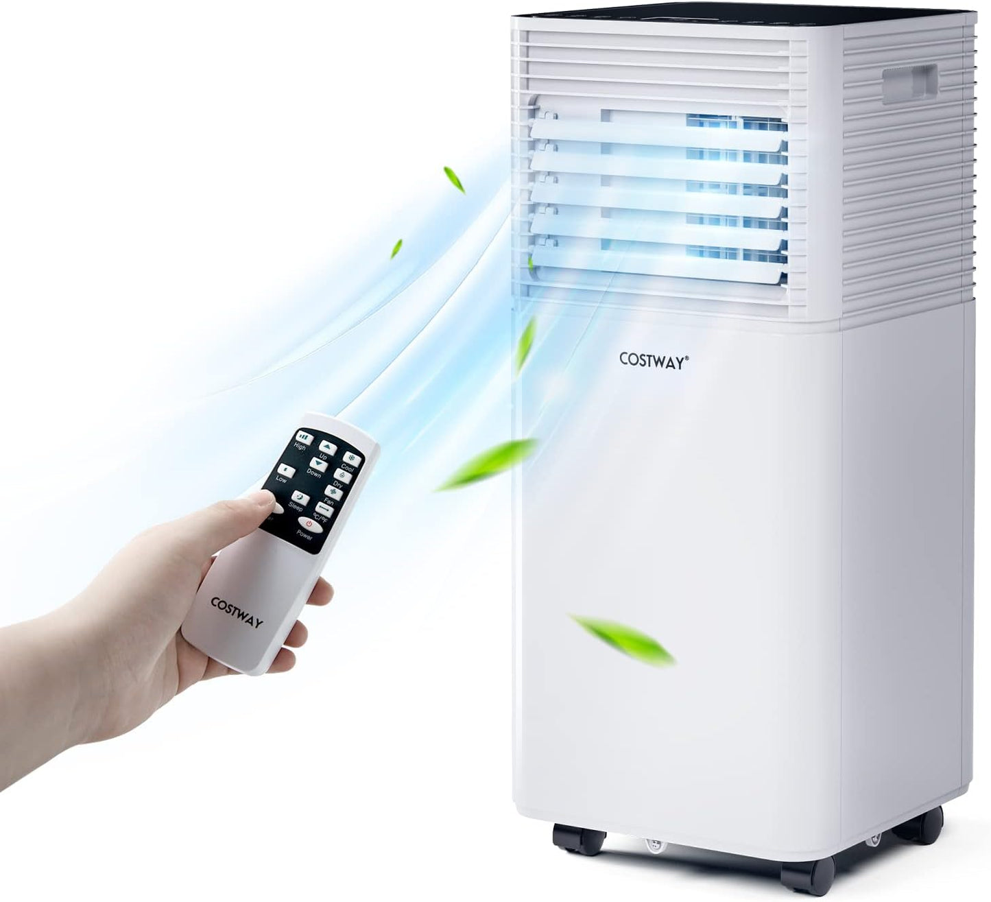COSTWAY 10000 BTU Portable AC - Cool 350sq.ft Spaces Effortlessly