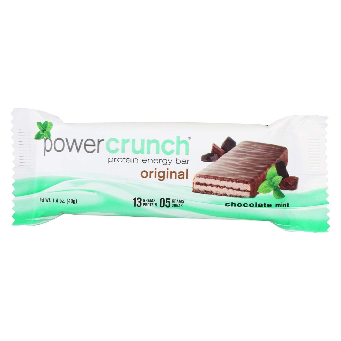 Power Crunch Mint Chocolate Org. Bars - 12 Case