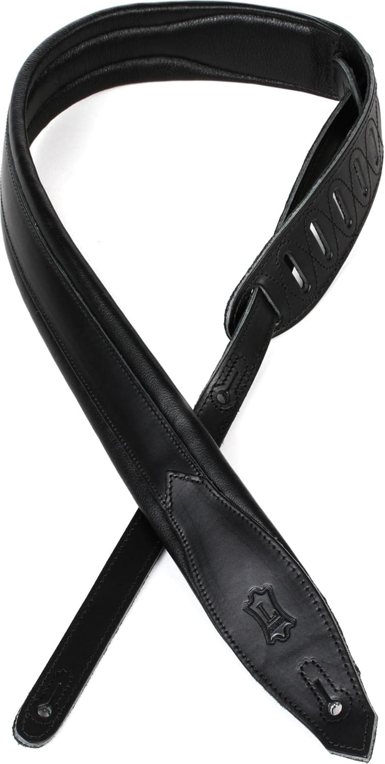 Levy's 2-inch Leather Strap in Black