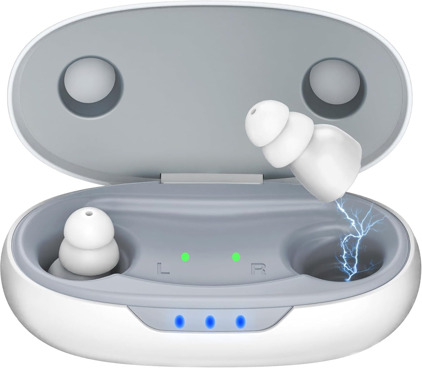 OTC Hearing Aids for Seniors with Digital Chips and Rechargeable Case