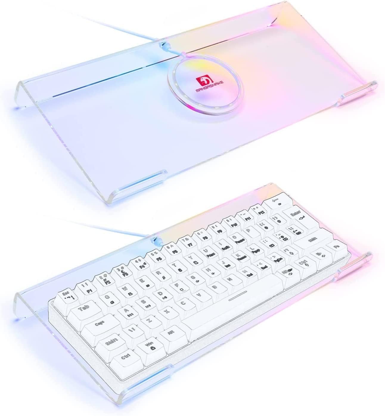 RGB Acrylic Keyboard Holder by SELORSS