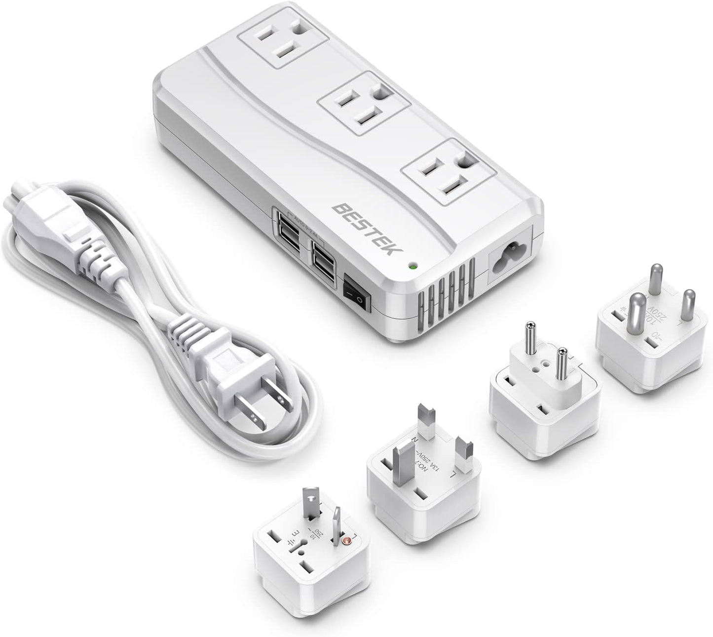 BESTEK Universal Travel Adapter for Worldwide Charging Needs