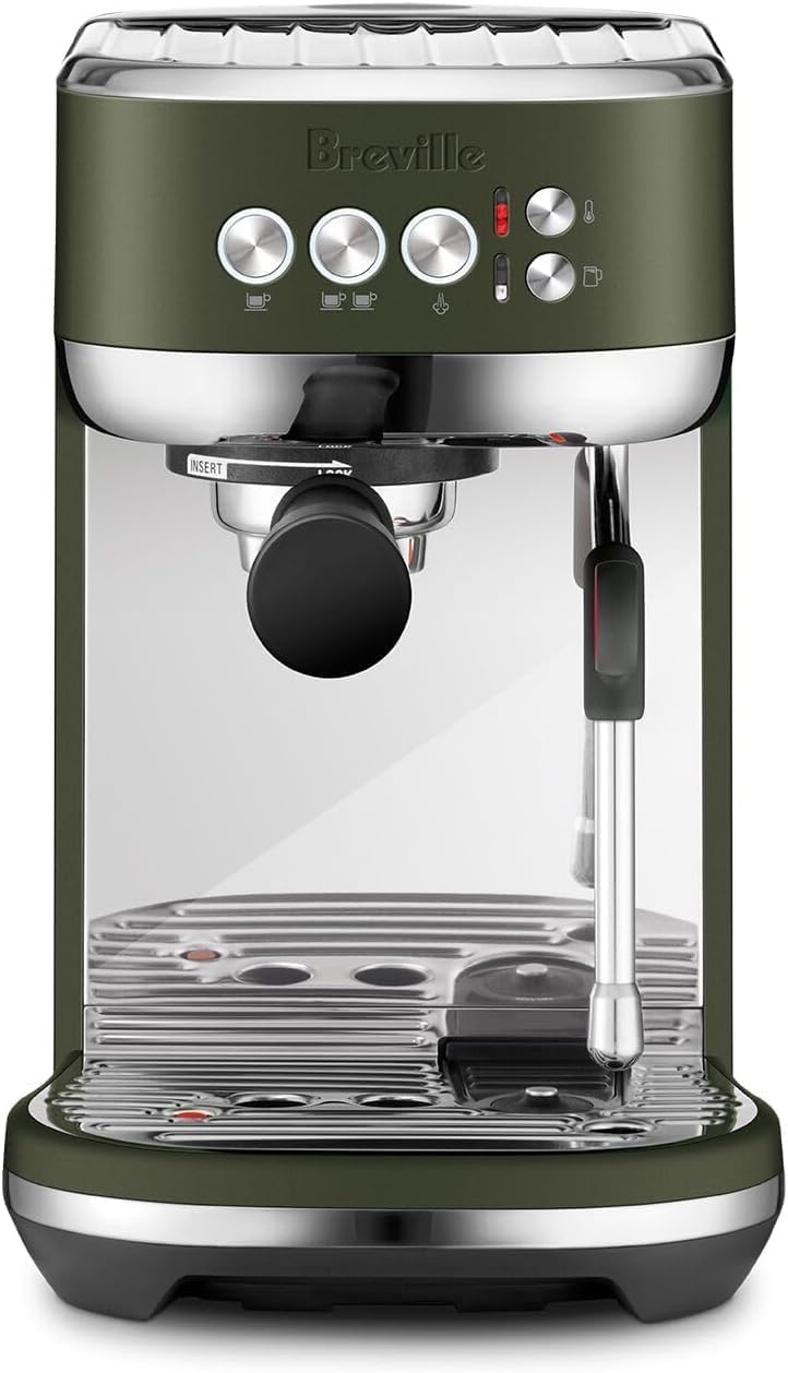 Breville Bambino Plus Espresso: Olive Tapenade Elegance