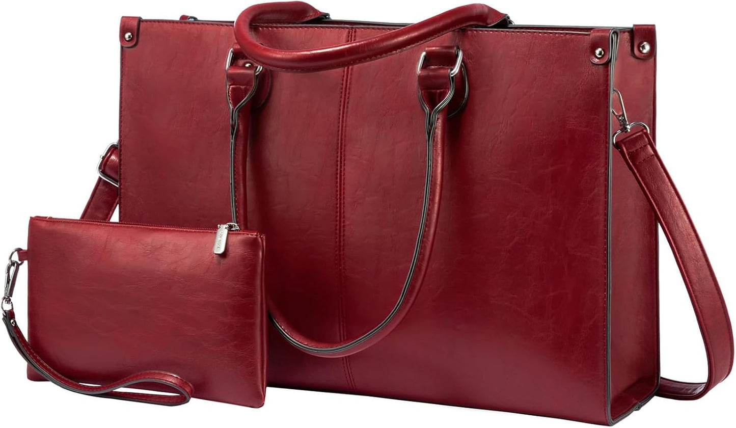 LOVEVOOK Laptop Tote Bag for Women, Stylish and Functional
