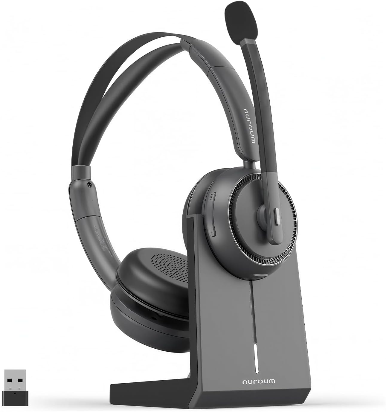 NUROUM HP31D Wireless Headset with Mic for Work and Play