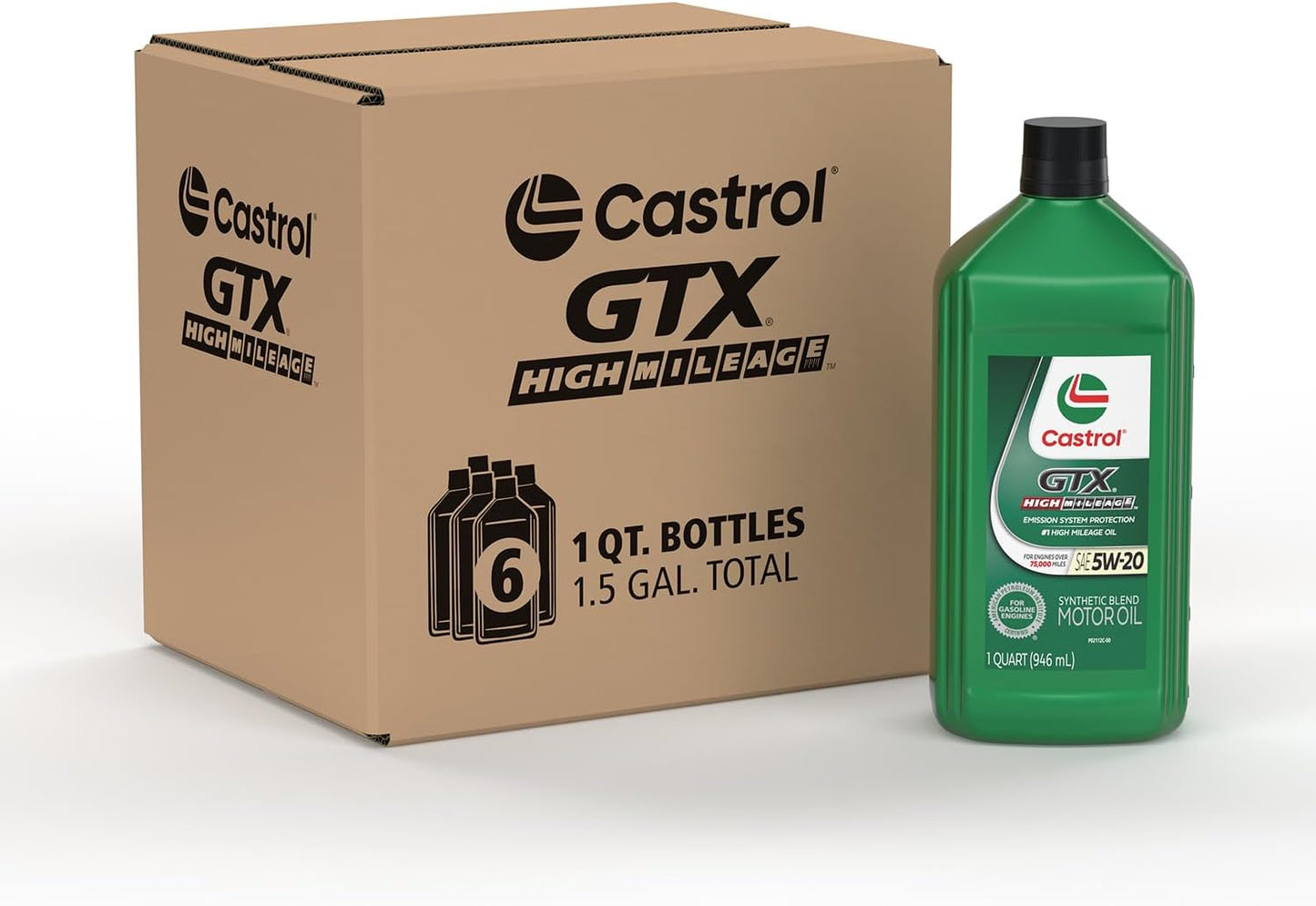 Castrol GTX High Mileage 5W-20 Synthetic Blend Motor Oil Review