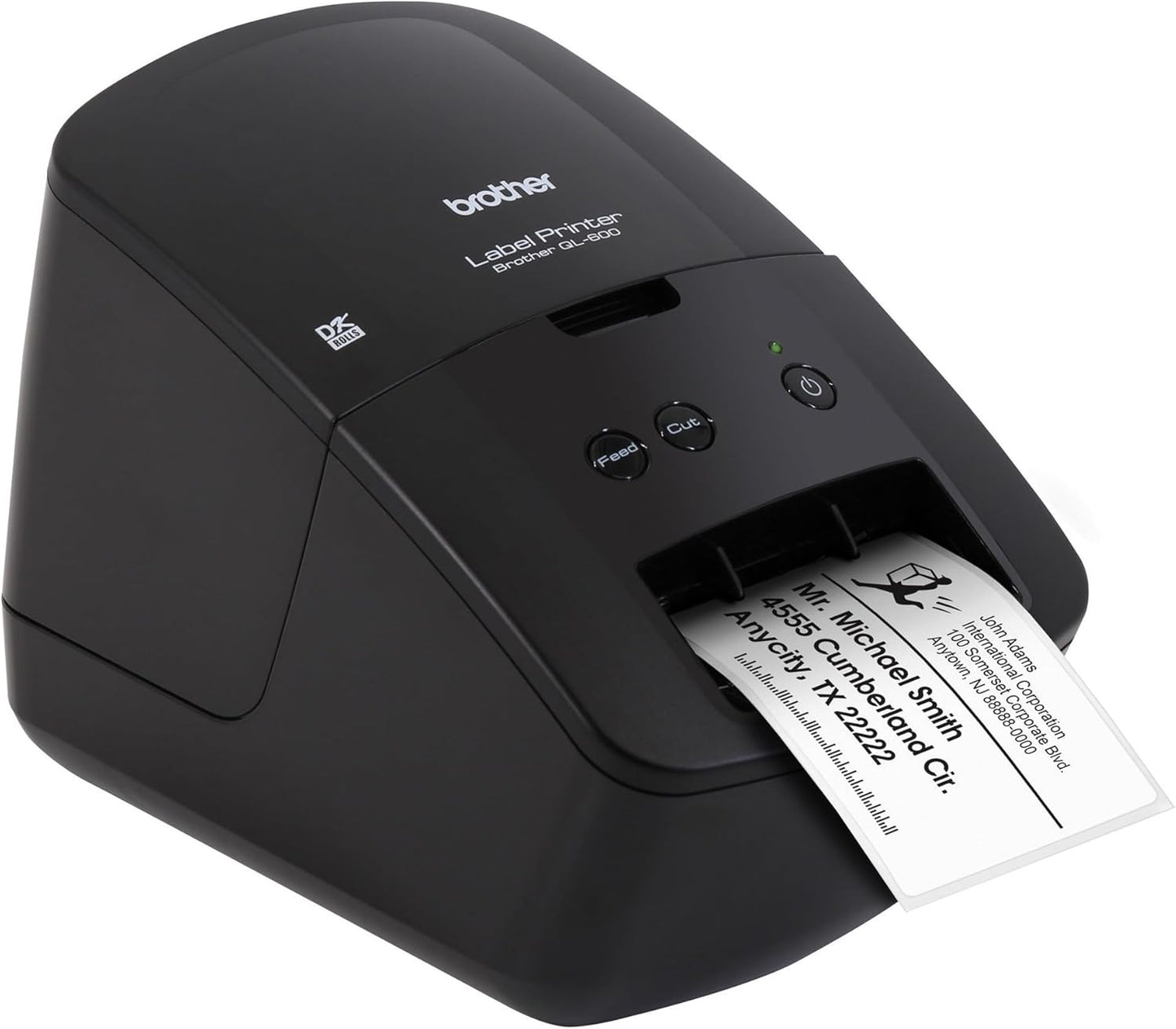 Efficient Brother Monochrome Label Printer - 2.4 Width!