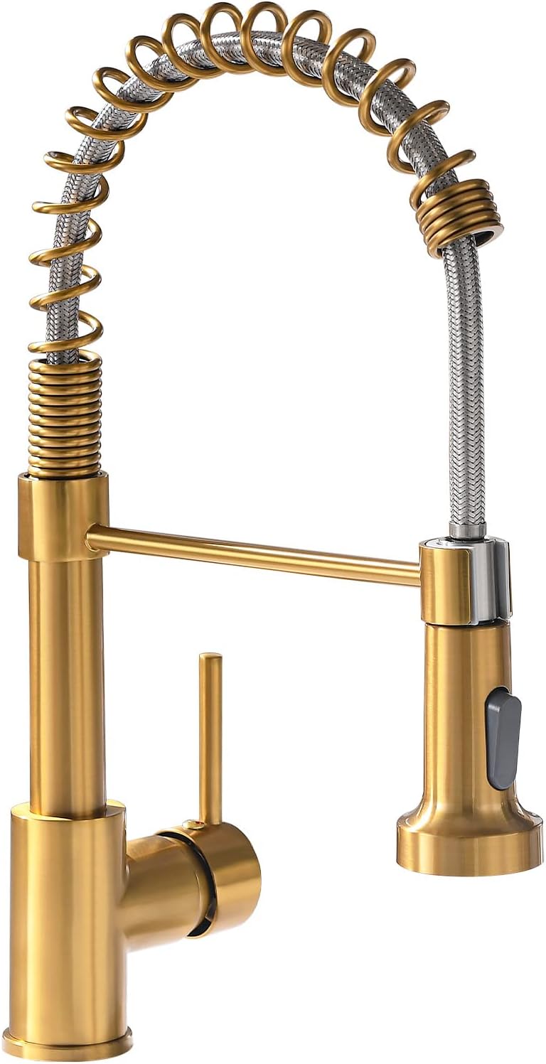GIMILI Kitchen Faucet with Pull Down Sprayer for Stylish Homes