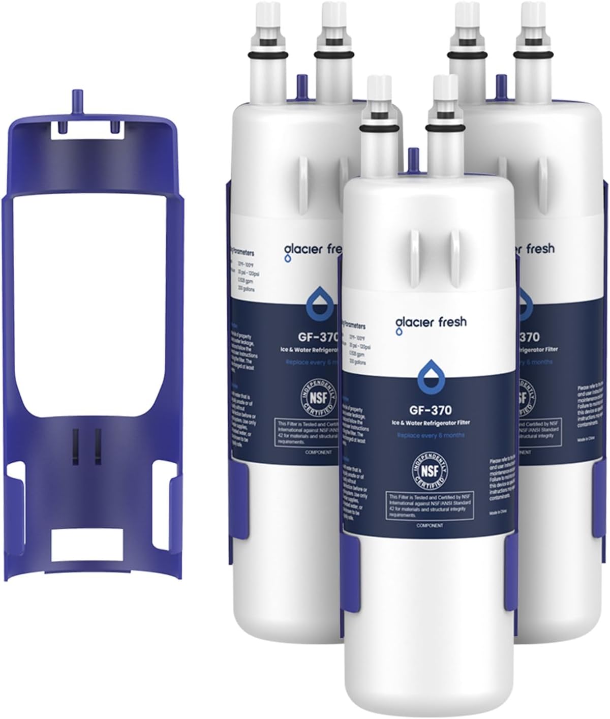 Fresh, Clean Water: Glacier Fresh Refrigerator Water Filter 3-Pack