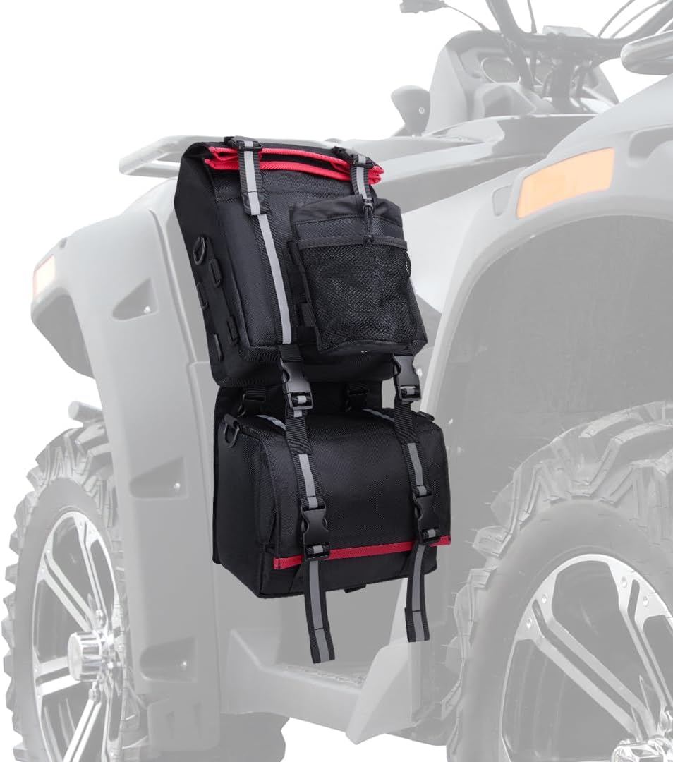 KEMIMOTO ATV Fender Bag: Large Water-resistant Storage Solution