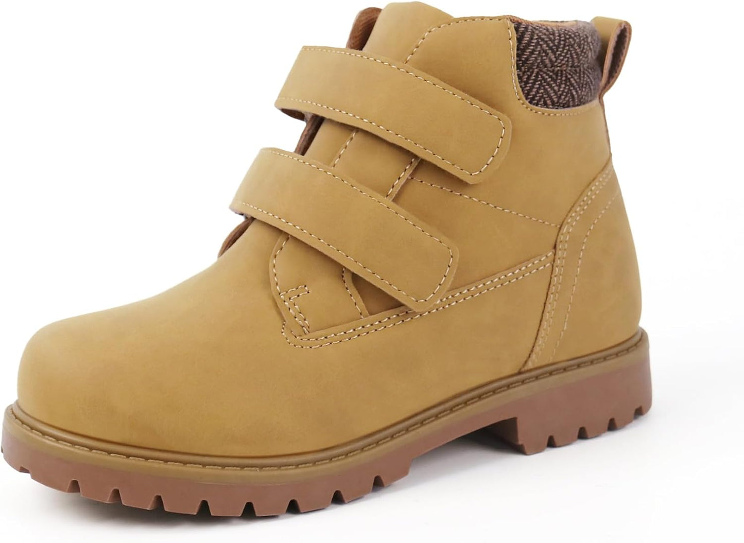 Tobfis Kids Waterproof Strap Work Boots for All Seasons